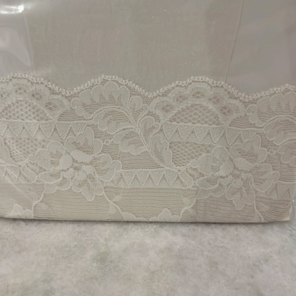 Jonathan Aston Double Lace Bridal stockings - Picture 2 of 4